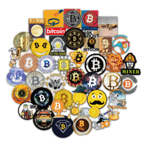 Bitcoin Collection of Stickers - Hooe