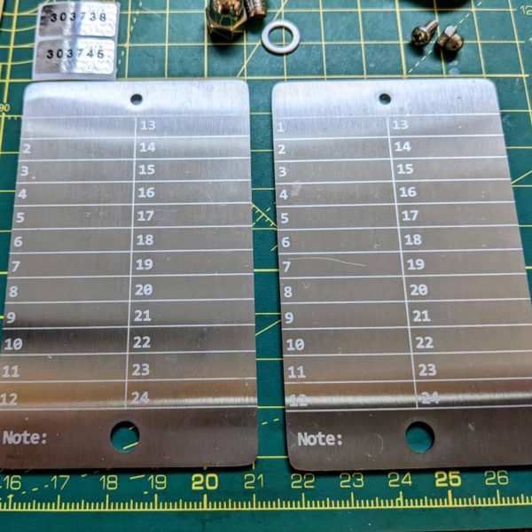 Hooe England 2x Laser Engraved Stainless Steel Plate Wallet  - - 85mm × 54mm × 2mm Plates (4mm Bolted) - Image 9